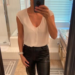 JCrew like silk Cap Sleeve Top. Size 2